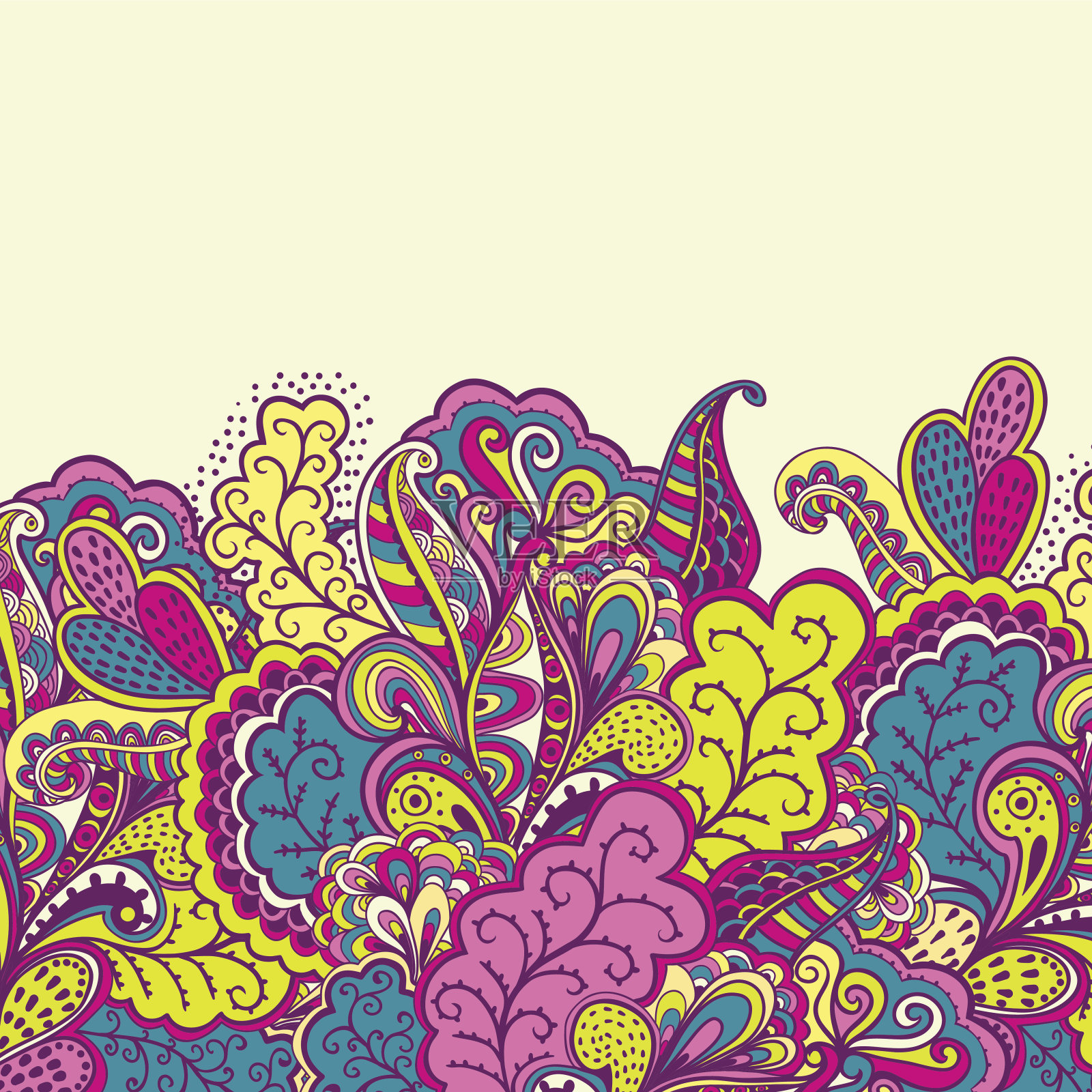 装饰元素的边界。插画图片素材