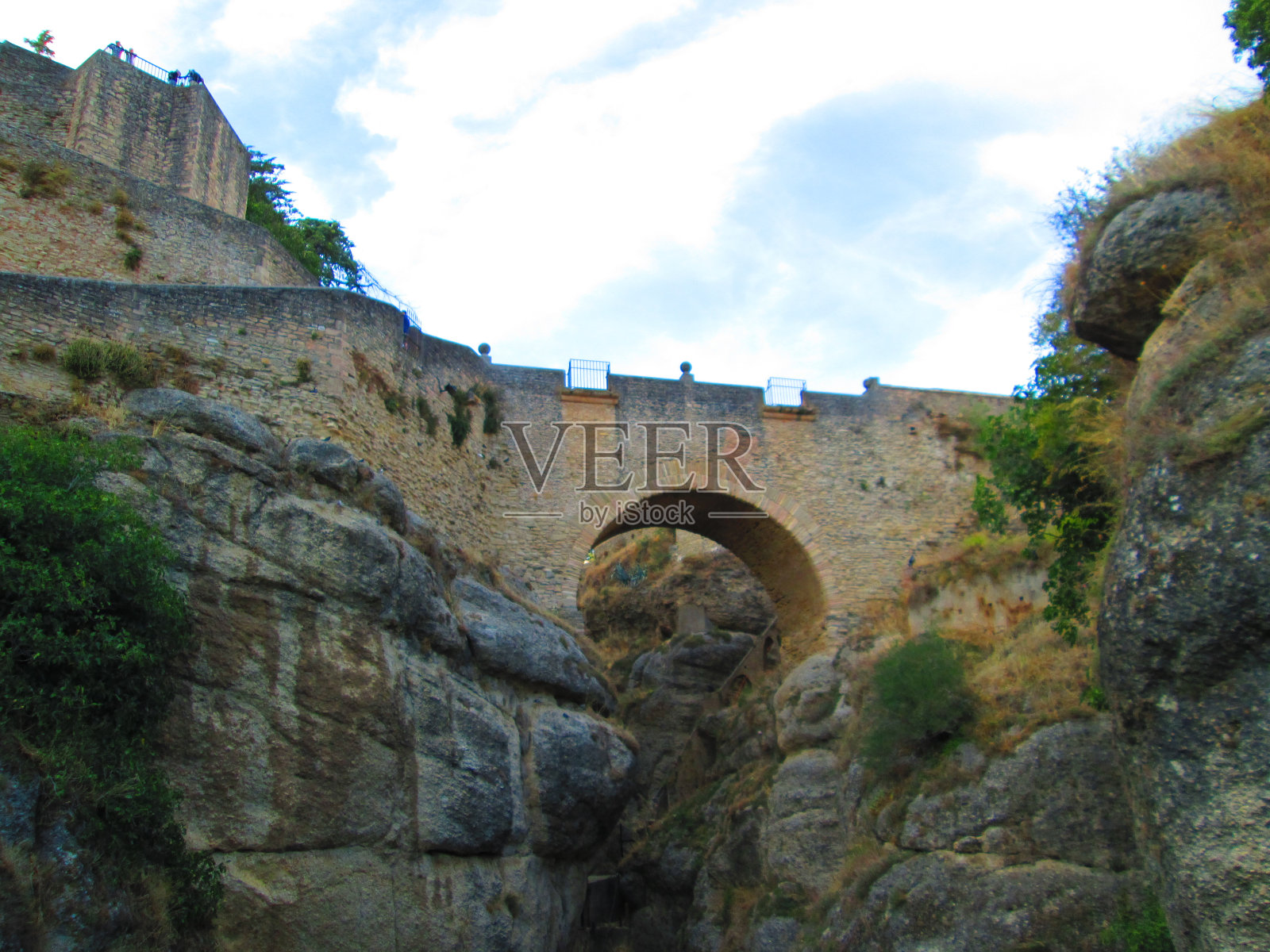 龙达的阿拉伯拱门照片摄影图片