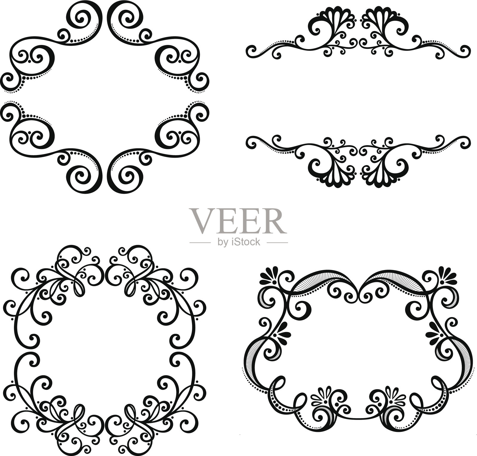 文本装饰框架插画图片素材