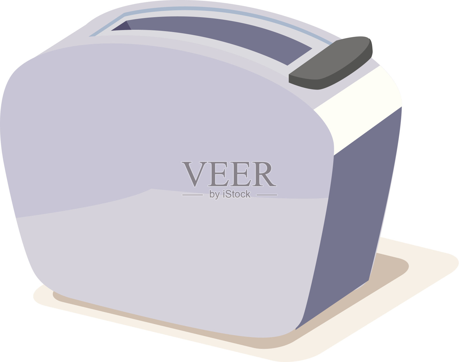 矢量图标烤面包机设计元素图片