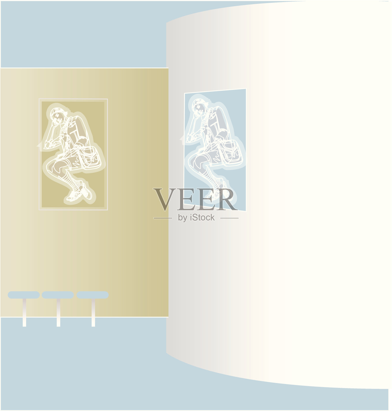 墙插画图片素材