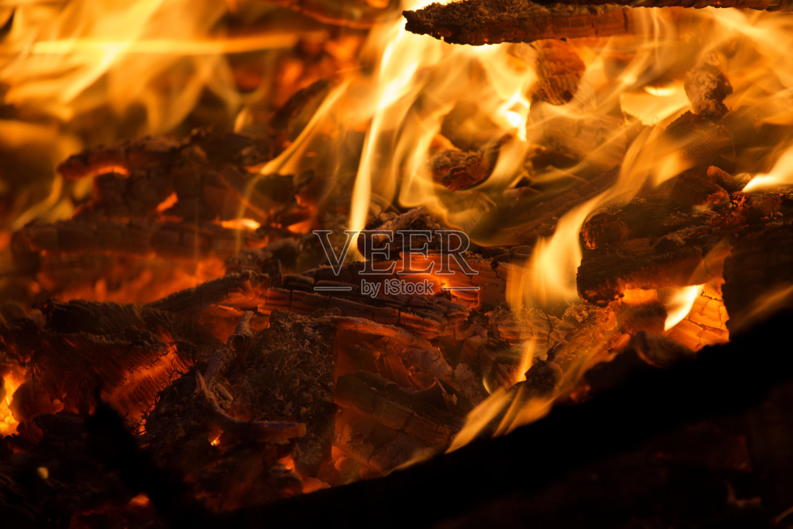 七月四日的篝火照片摄影图片