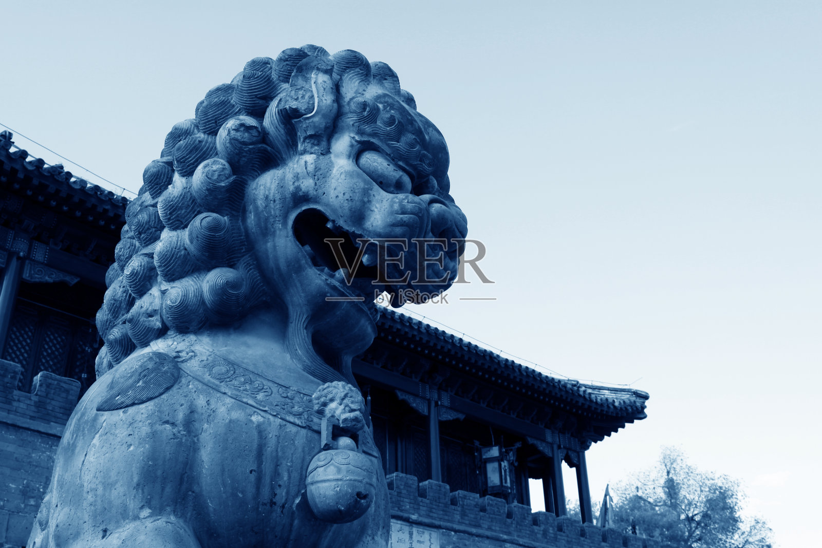 石狮，中国古代传统艺术和工艺照片摄影图片