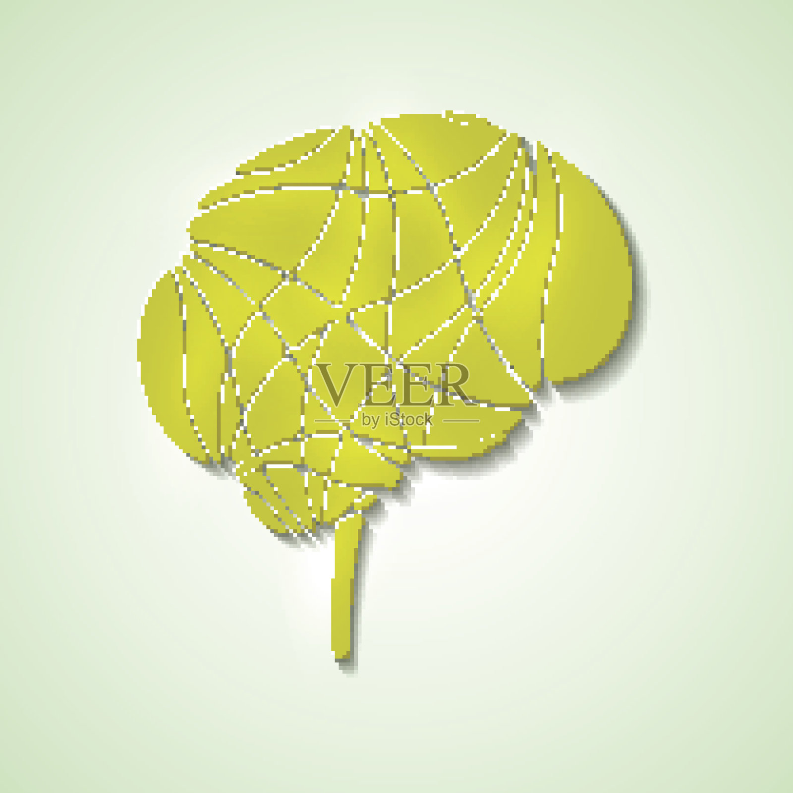 创造性的大脑插画图片素材