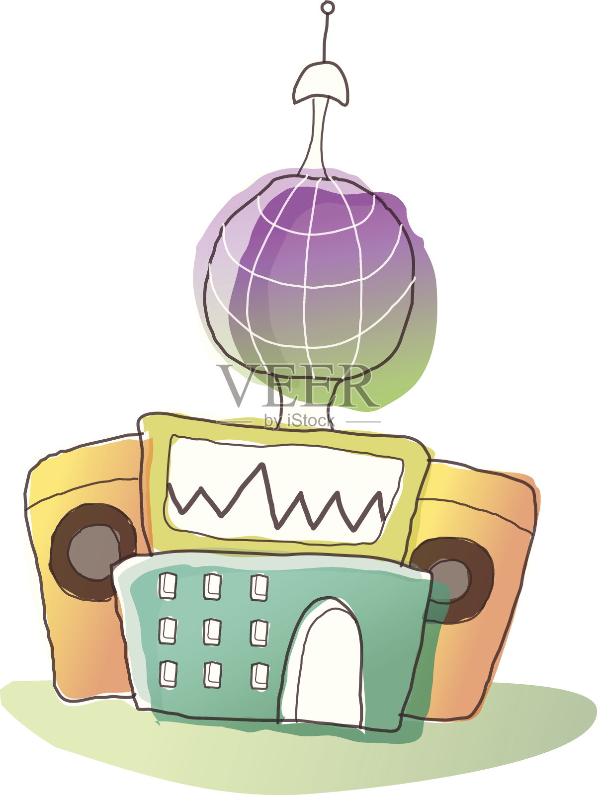 图标广播插画图片素材