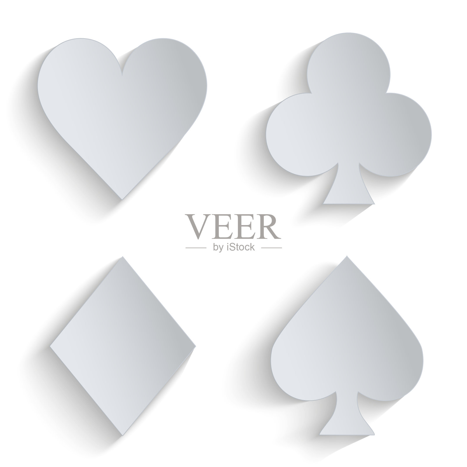 纸质图标卡适合贴纸的形式插画图片素材