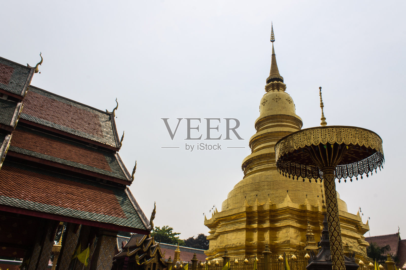 晴空下的寺庙低角度视图照片摄影图片