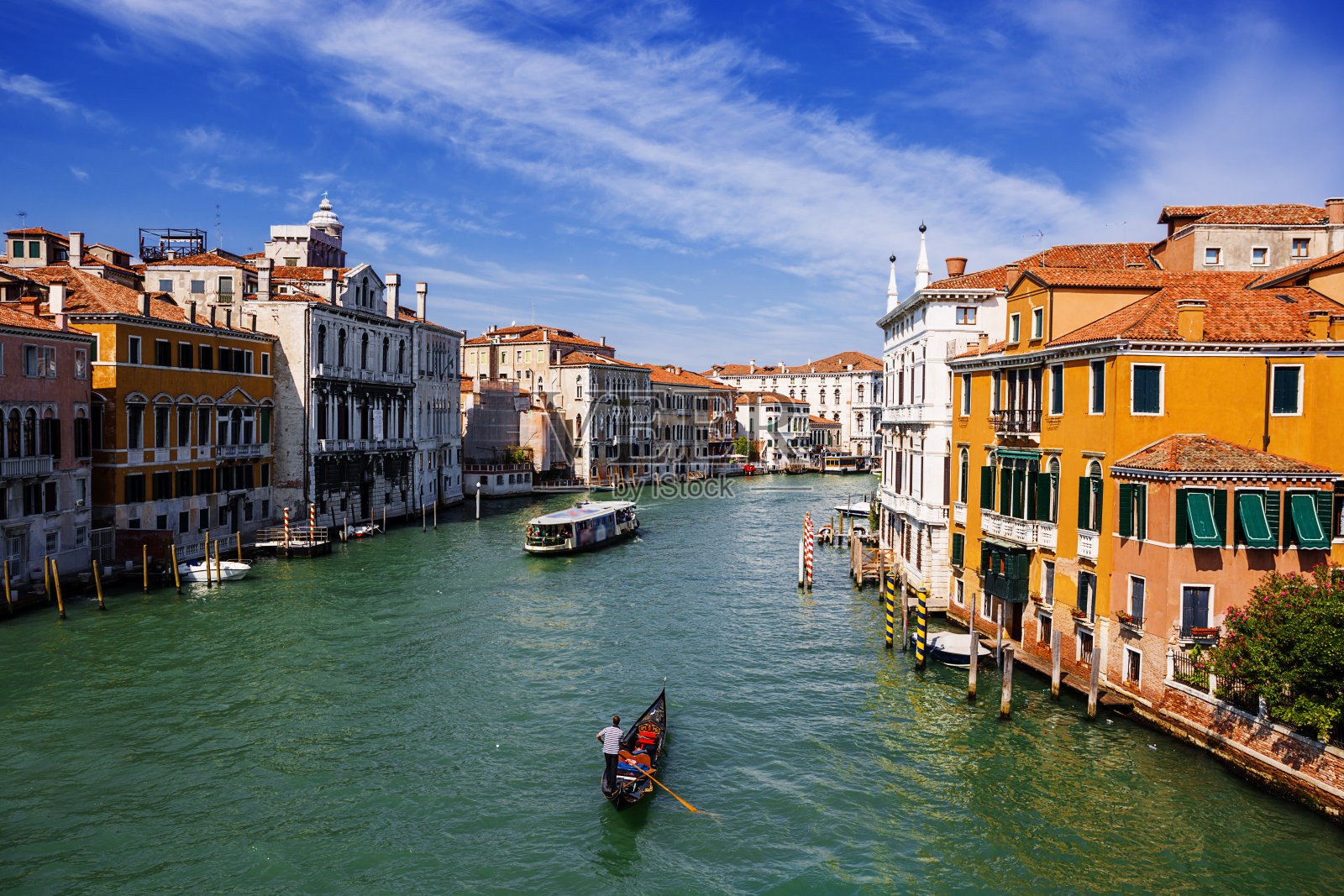 大运河。威尼斯。意大利。照片摄影图片