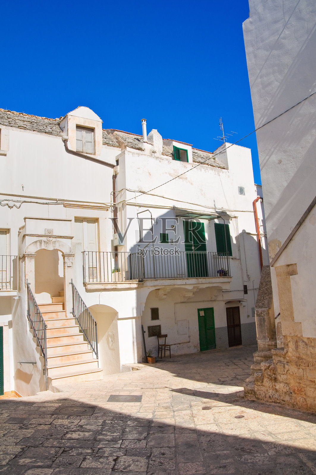 小巷。诺西普利亚意大利。照片摄影图片