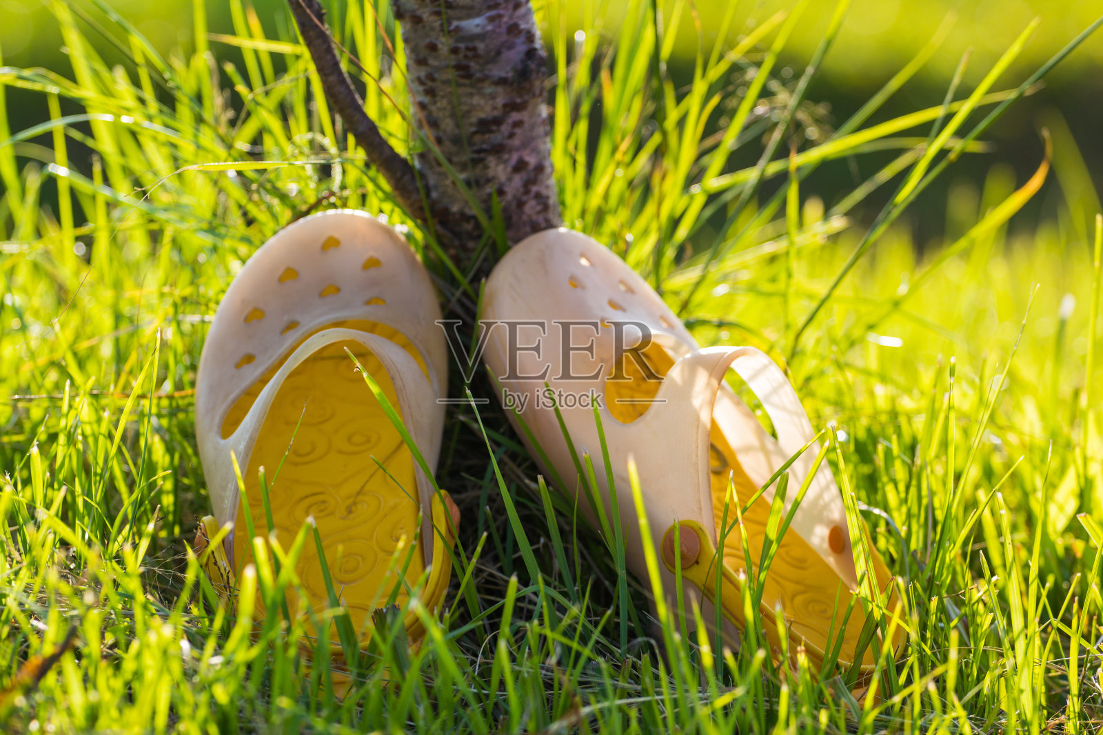 一双拖鞋照片摄影图片