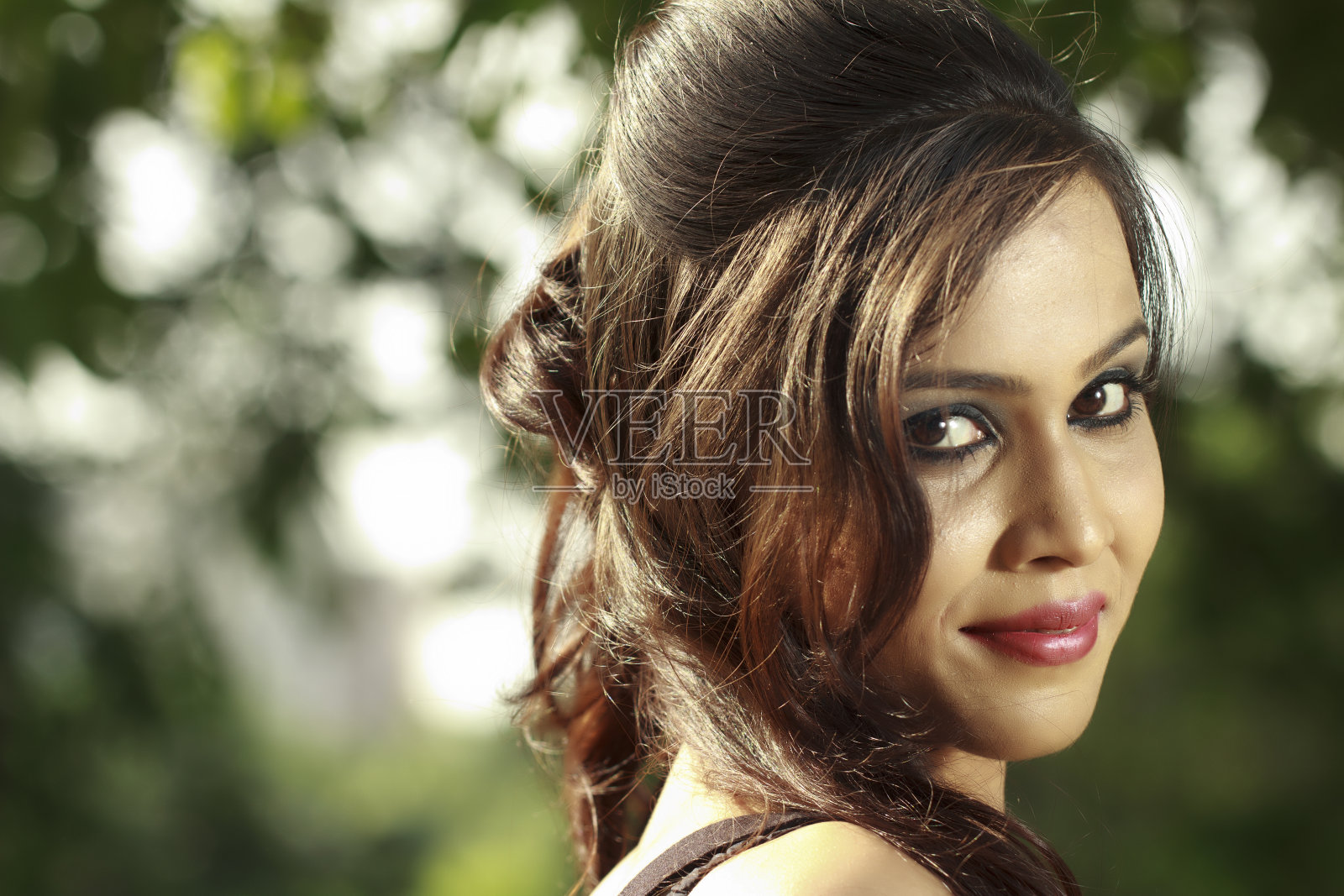 微笑的女人-库存形象照片摄影图片