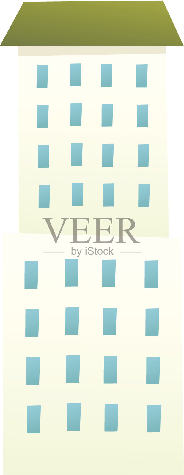 图标的建筑插画图片素材