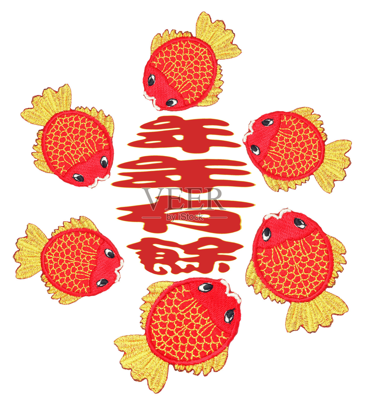 中国新年吉祥鱼饰品照片摄影图片