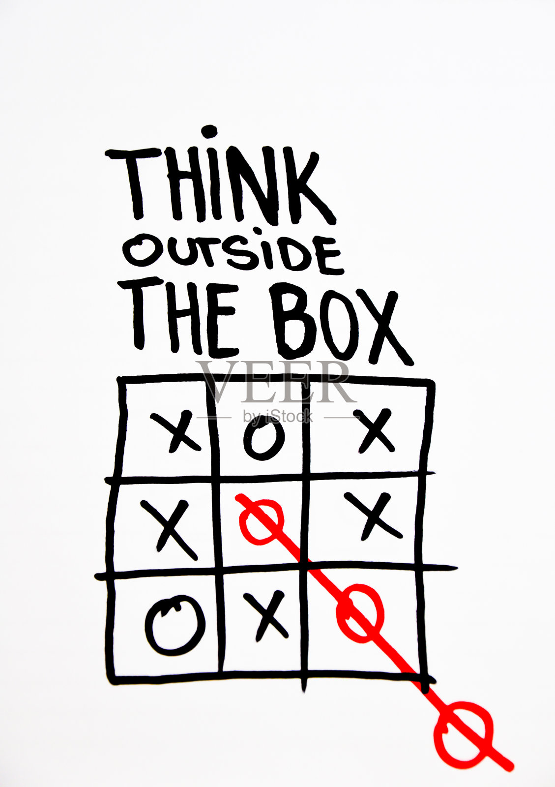 跳出思维定势照片摄影图片