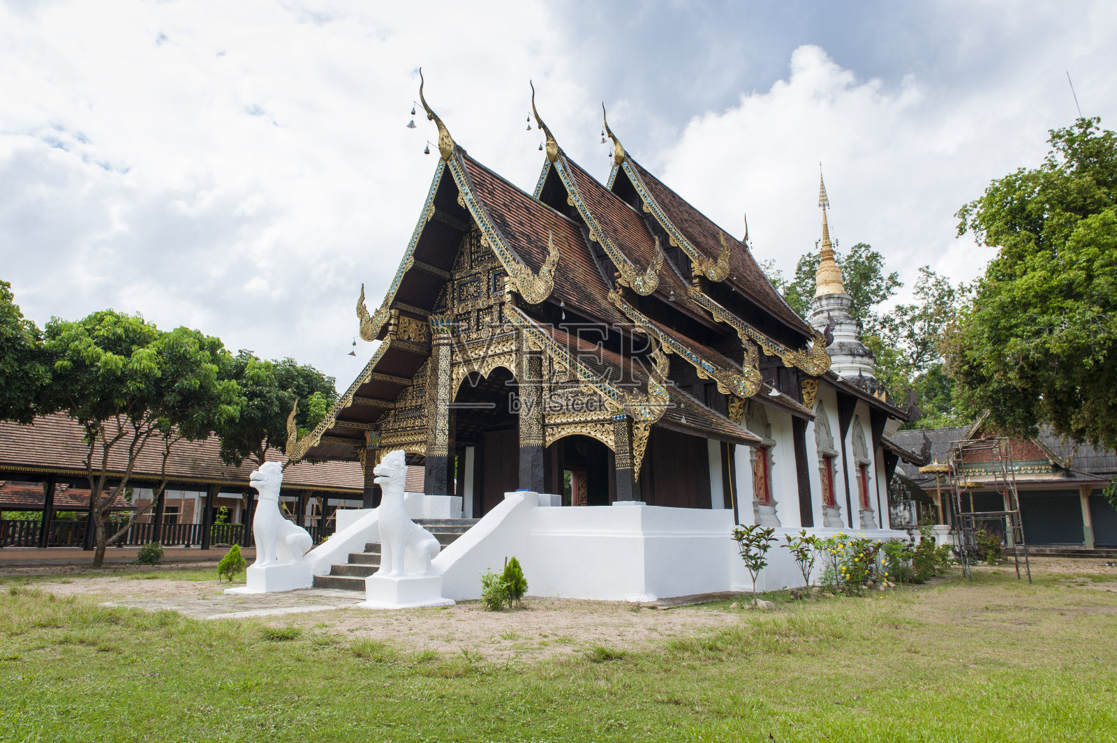 寺庙在清迈照片摄影图片