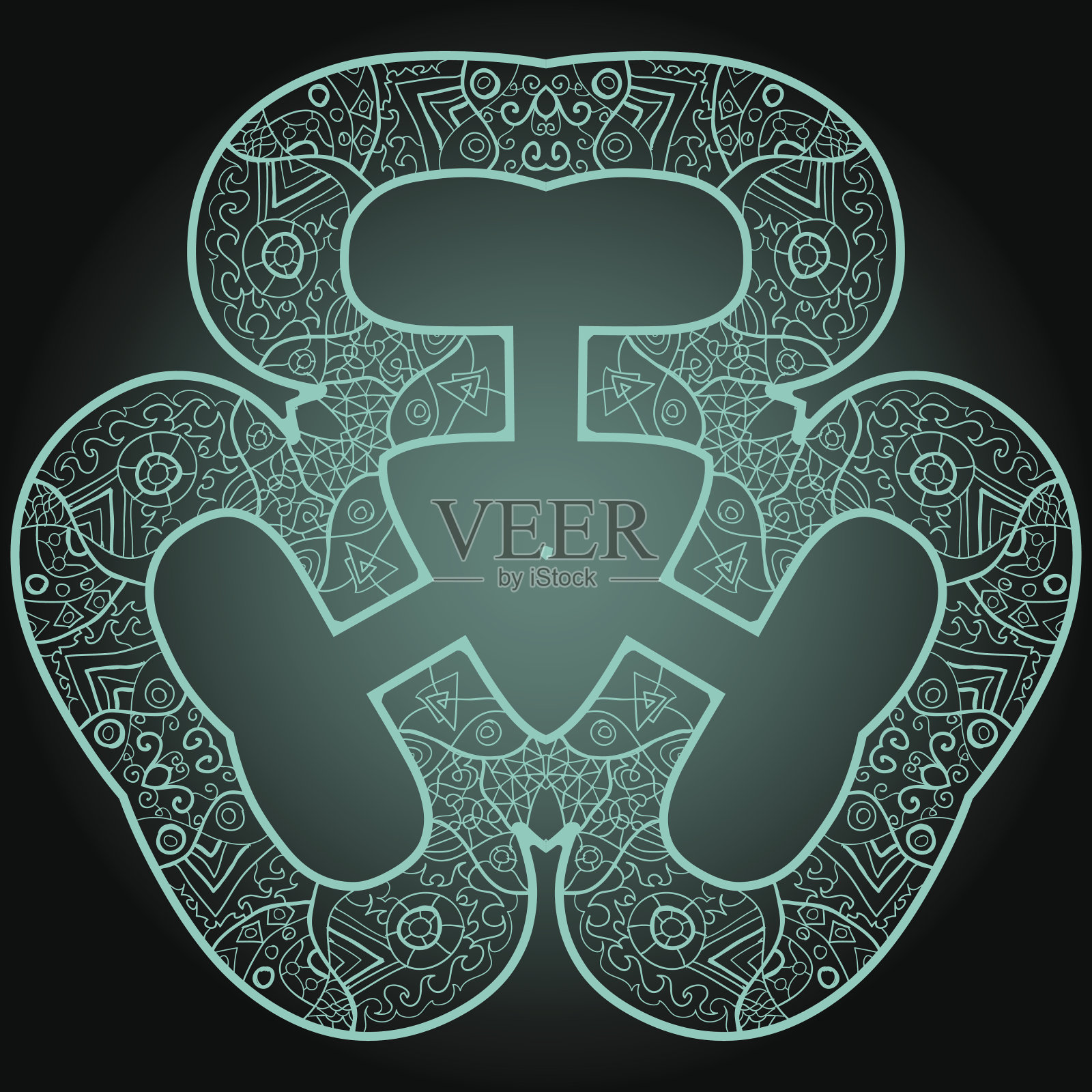 向量曼荼罗插画图片素材