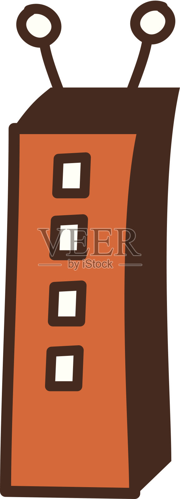 建筑插画图片素材