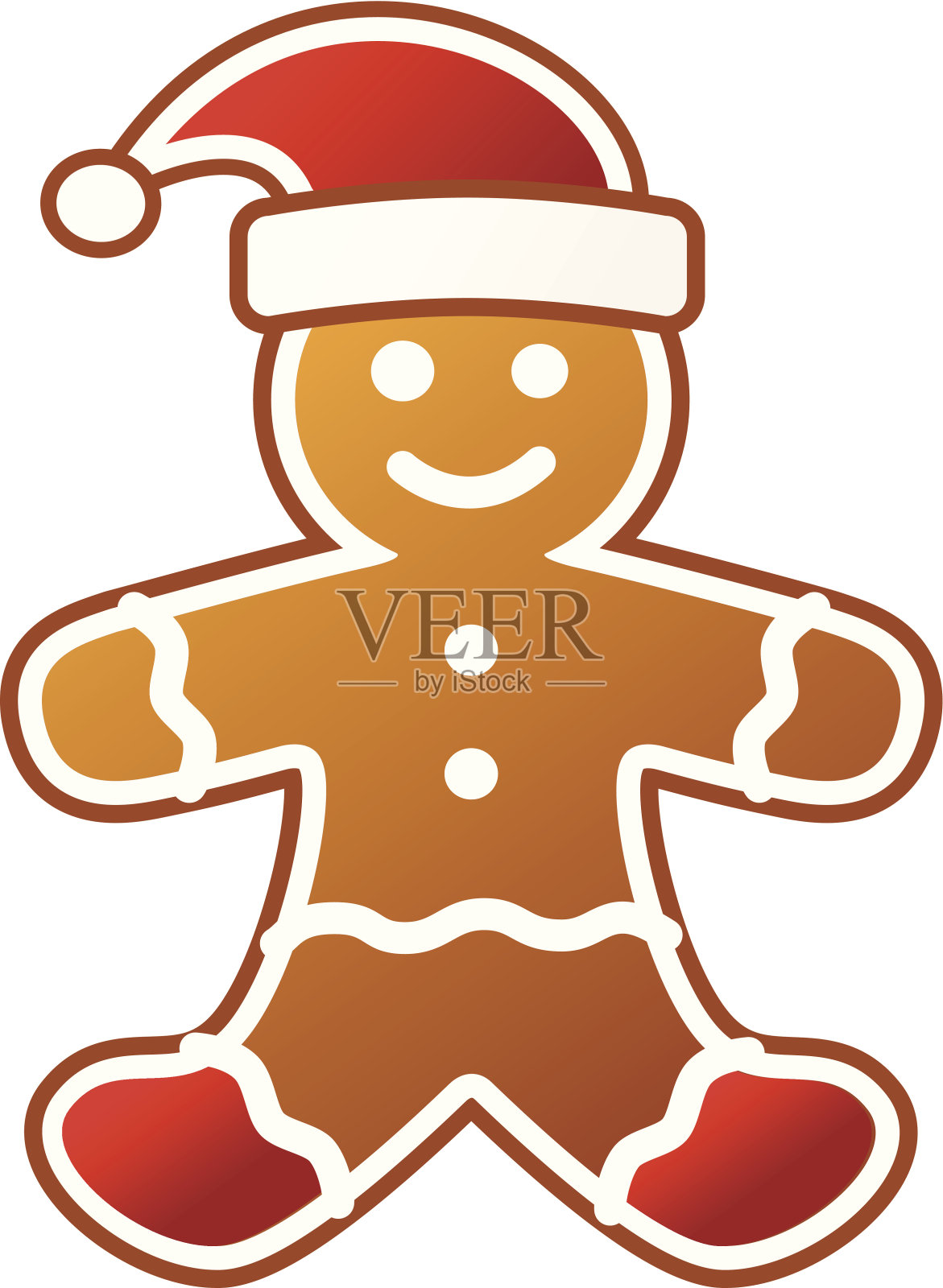 圣诞姜饼设计元素图片