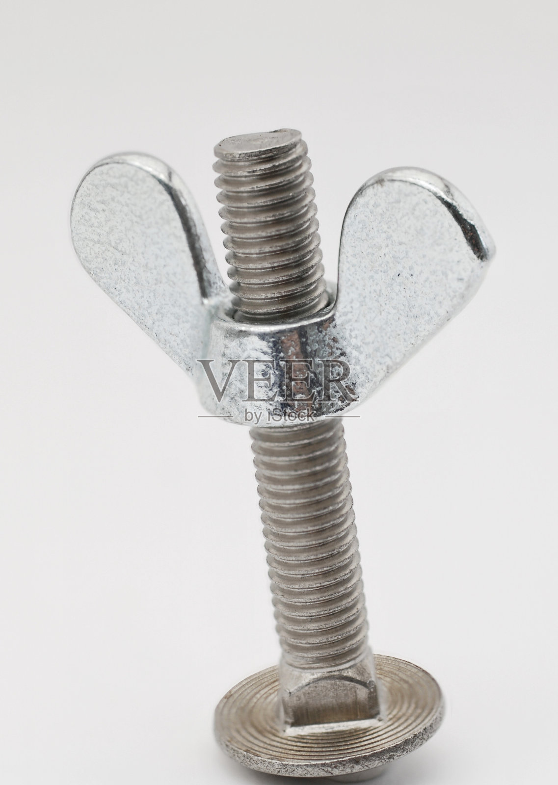 带翼形螺母螺栓照片摄影图片