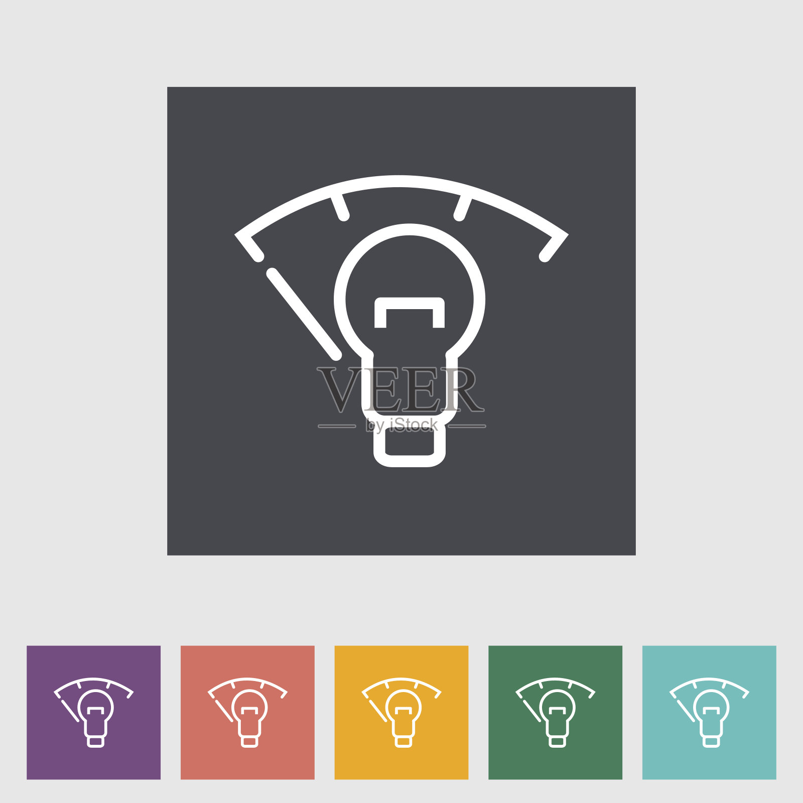 汽车面板照明插画图片素材