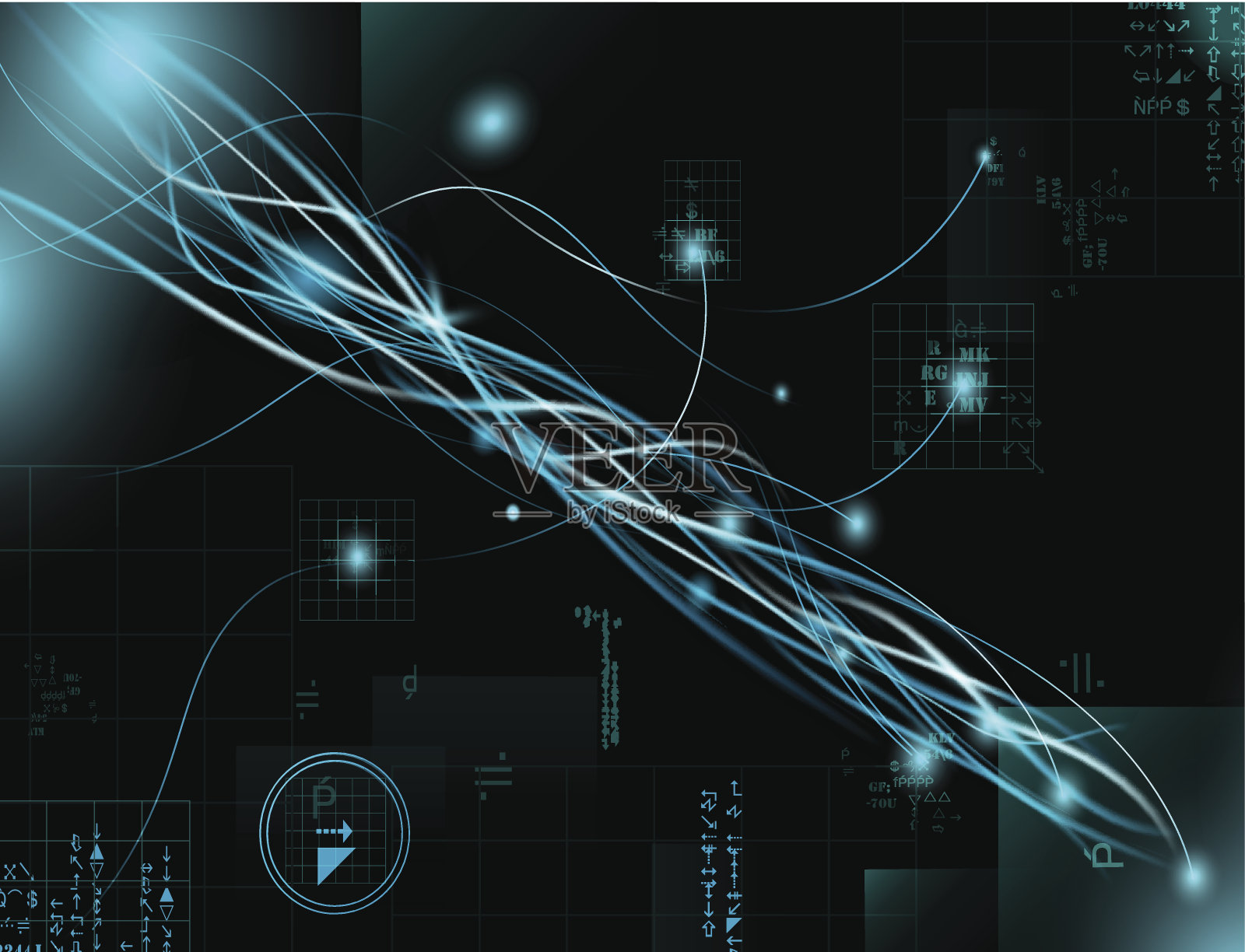 网络世界插画图片素材