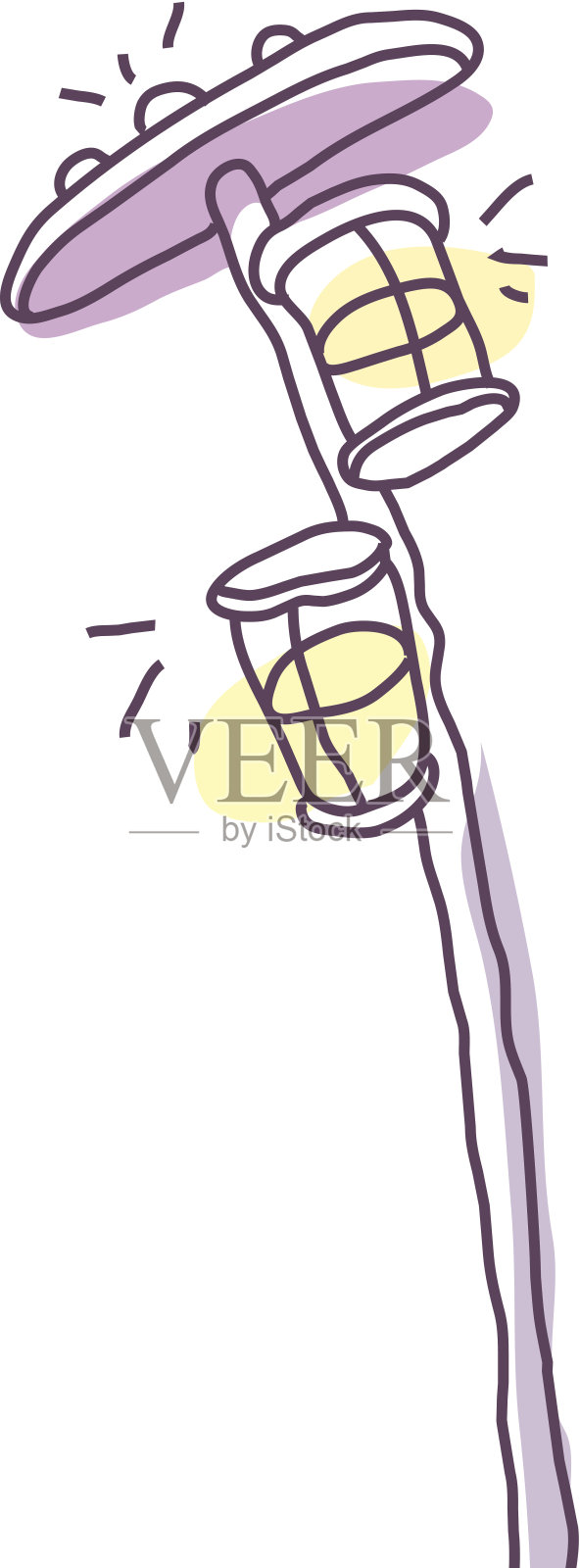 图标路灯插画图片素材