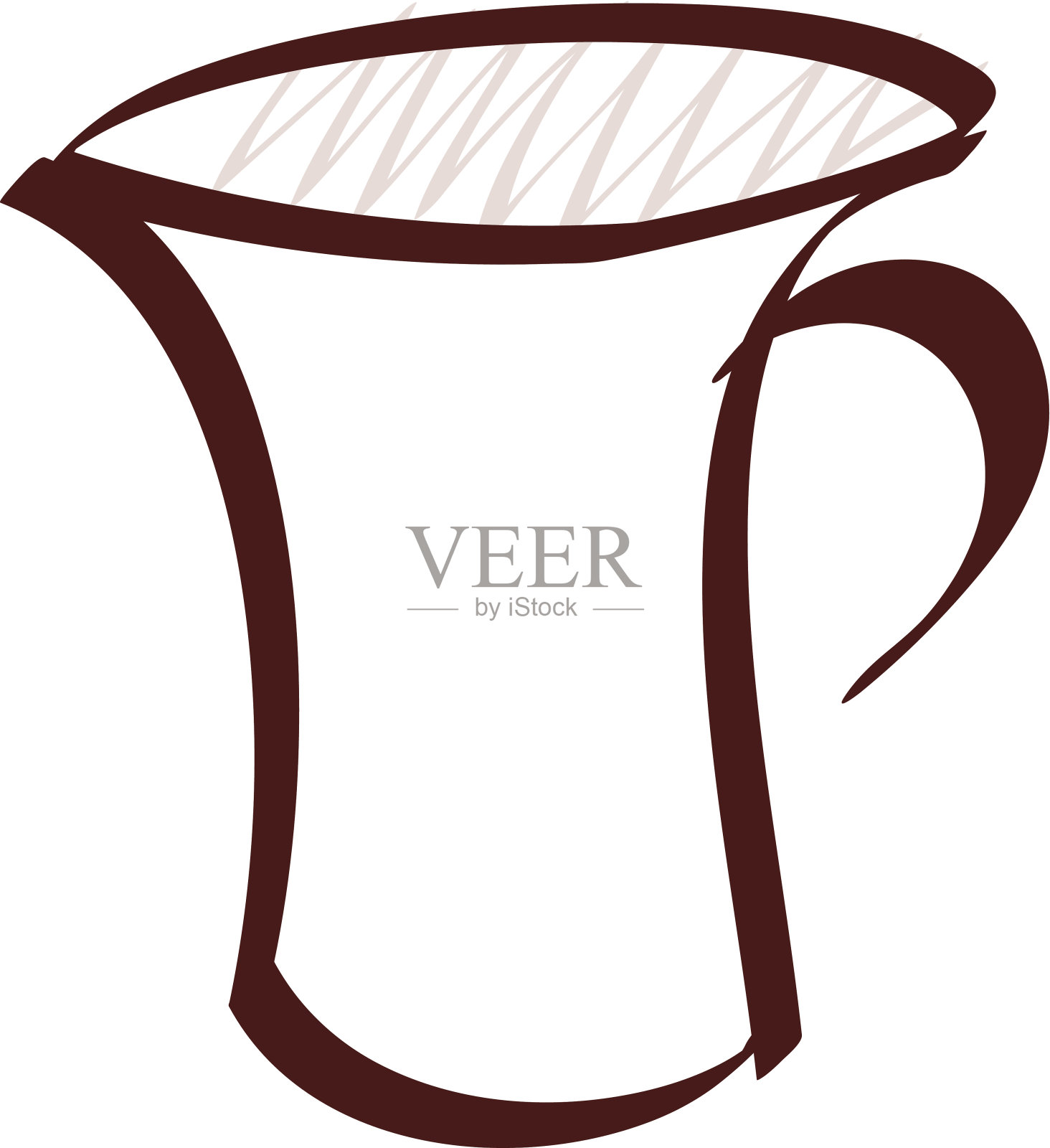 可爱的手绘茶杯插画图片素材