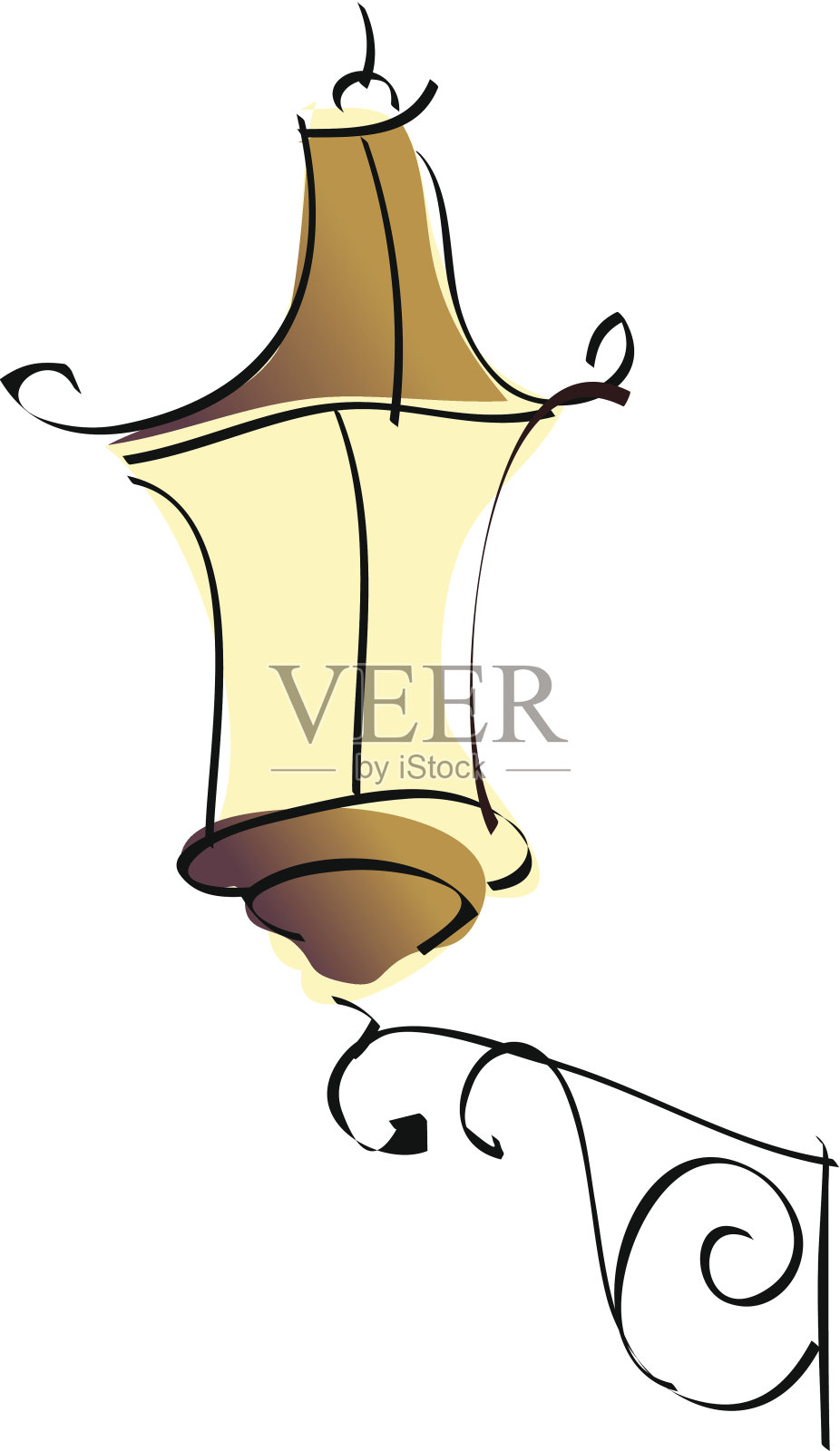 路灯设计元素图片