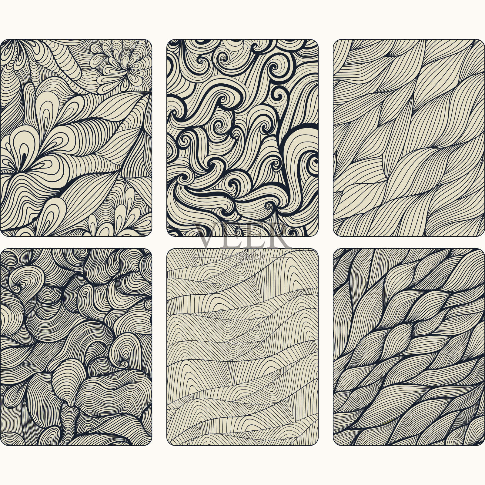 时尚平板皮。现代抽象的背景插画图片素材