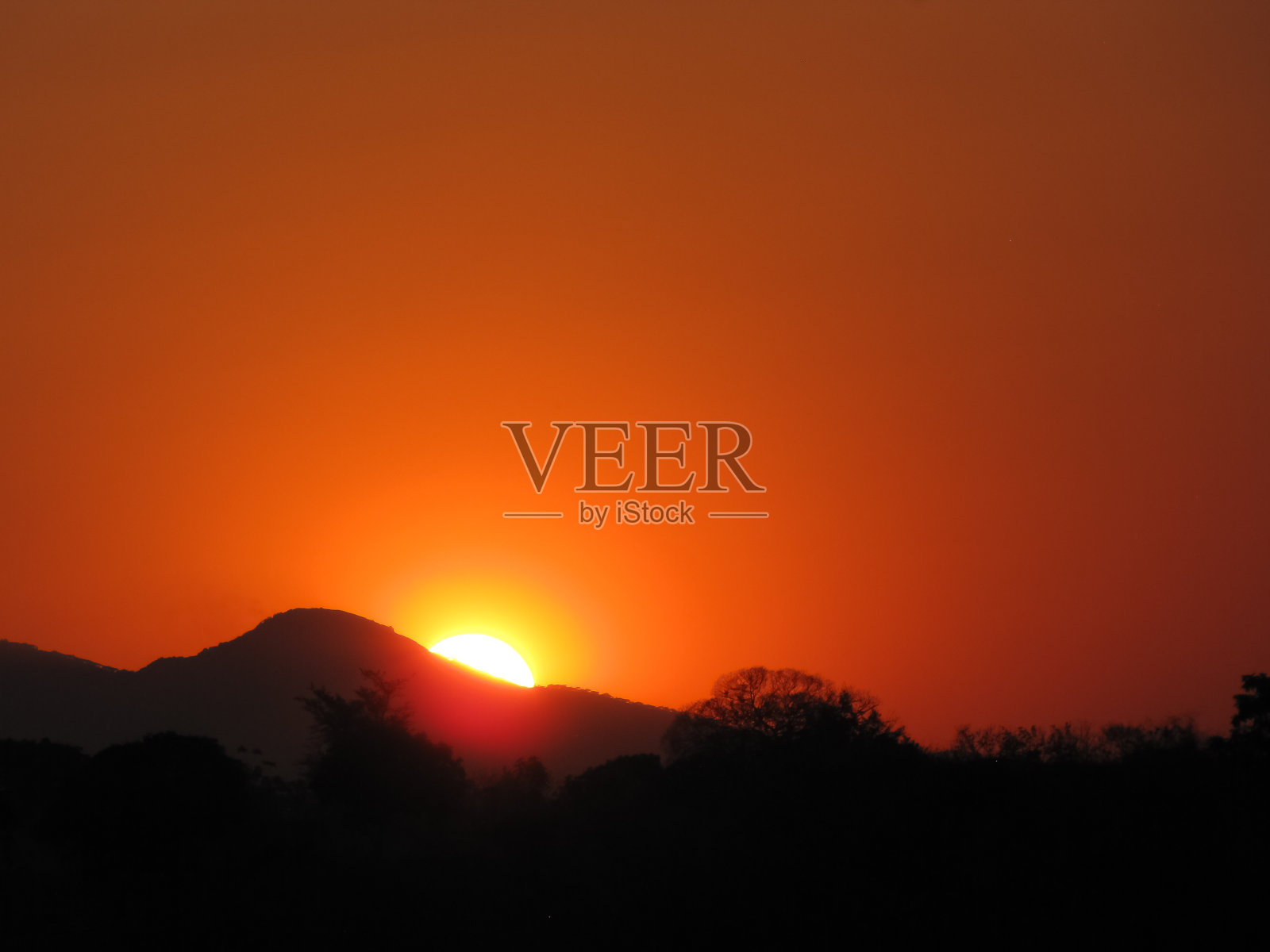 壮观的日落照片摄影图片