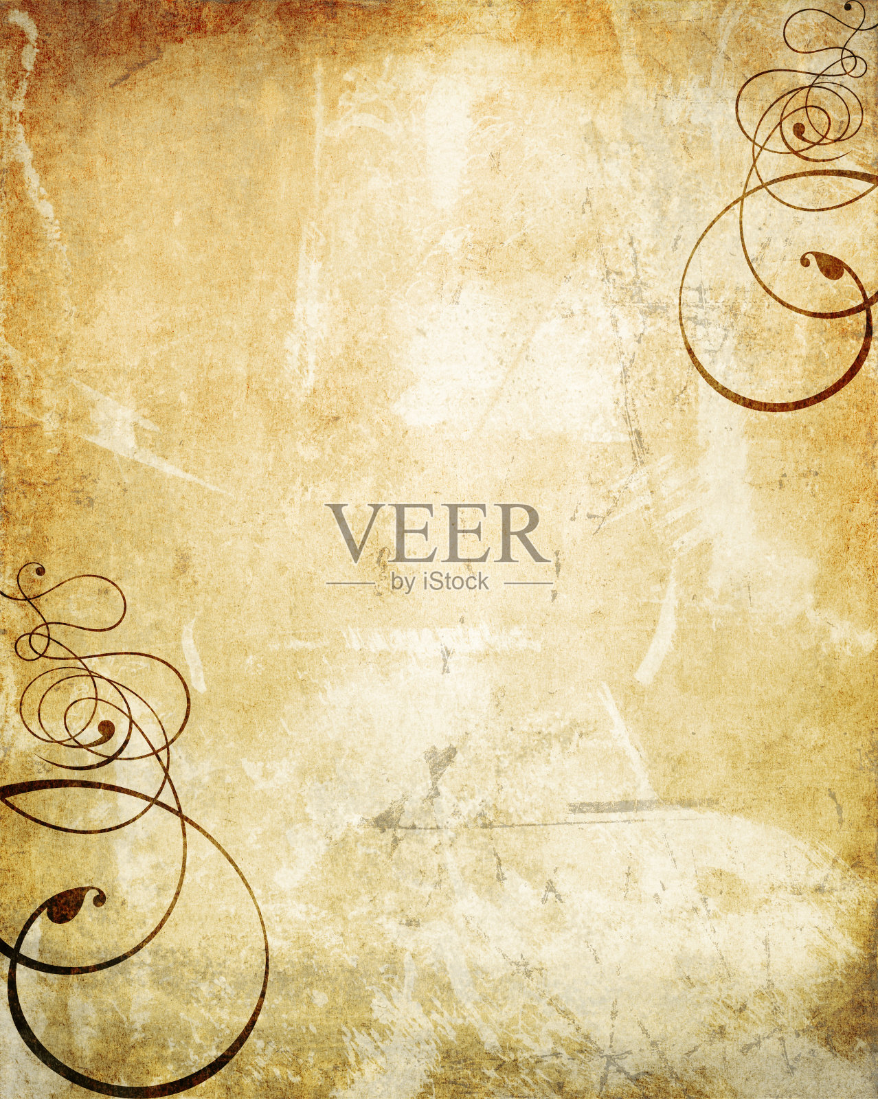 在旧的墙壁纹理垃圾漩涡插画图片素材