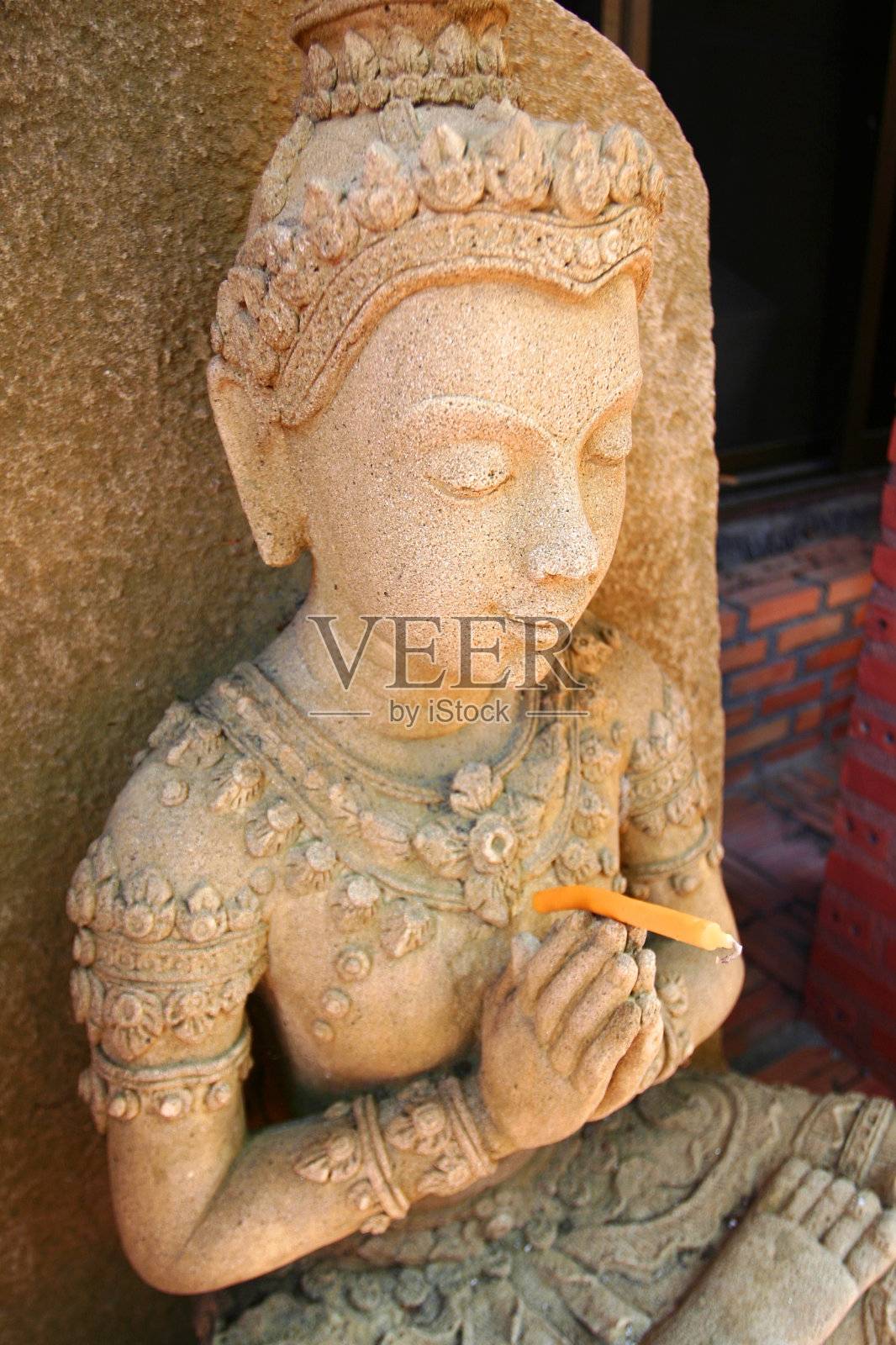 佛教装饰的天使照片摄影图片