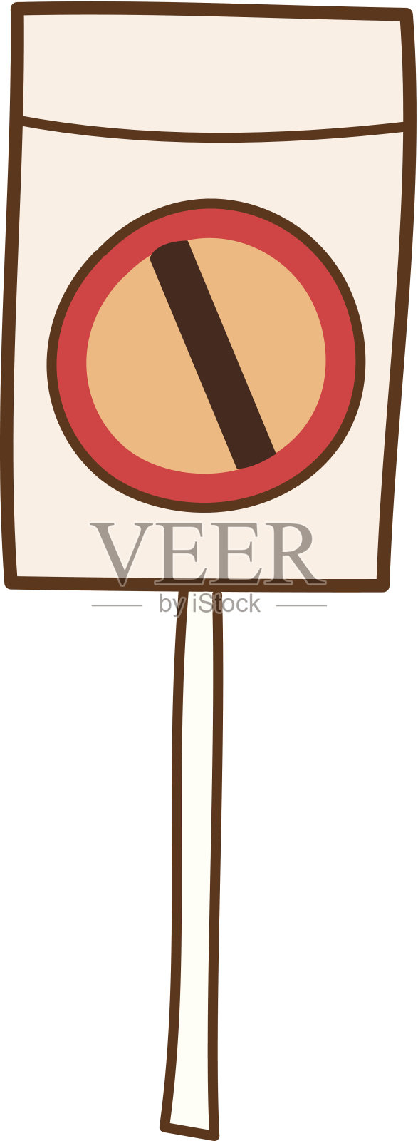 停车标志设计元素图片