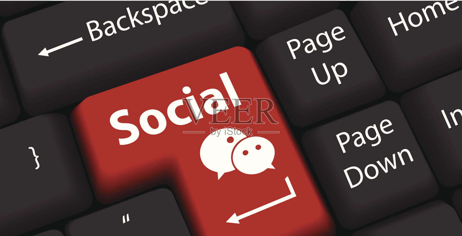 社会企业的概念插画图片素材