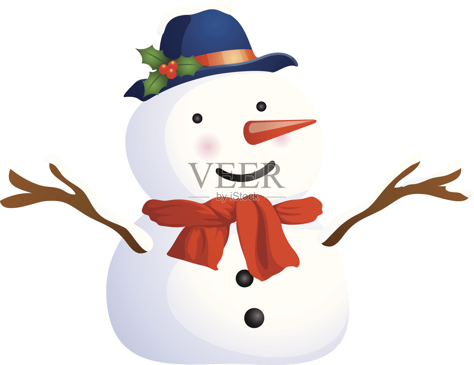 快乐的圣诞老人设计元素图片