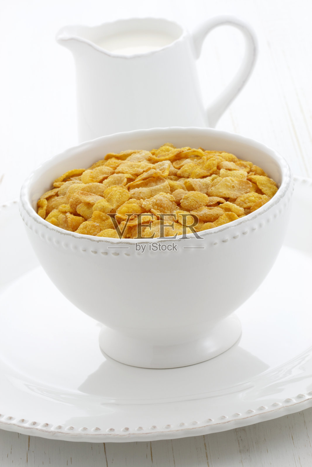 健康玉米片早餐照片摄影图片