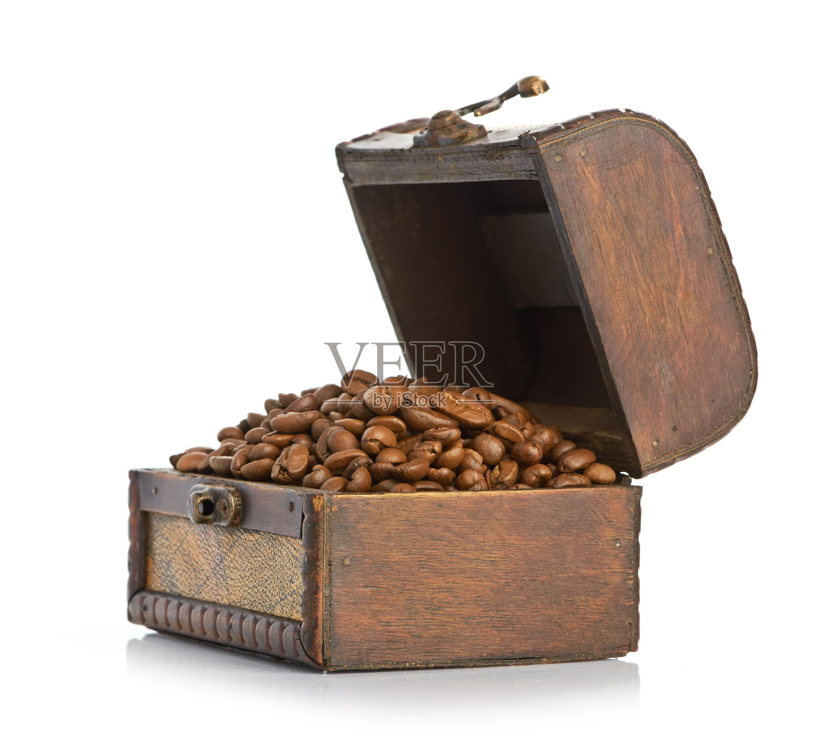 咖啡在胸部照片摄影图片