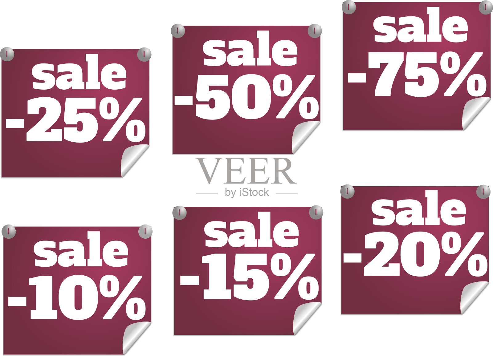 折扣的文本插画图片素材