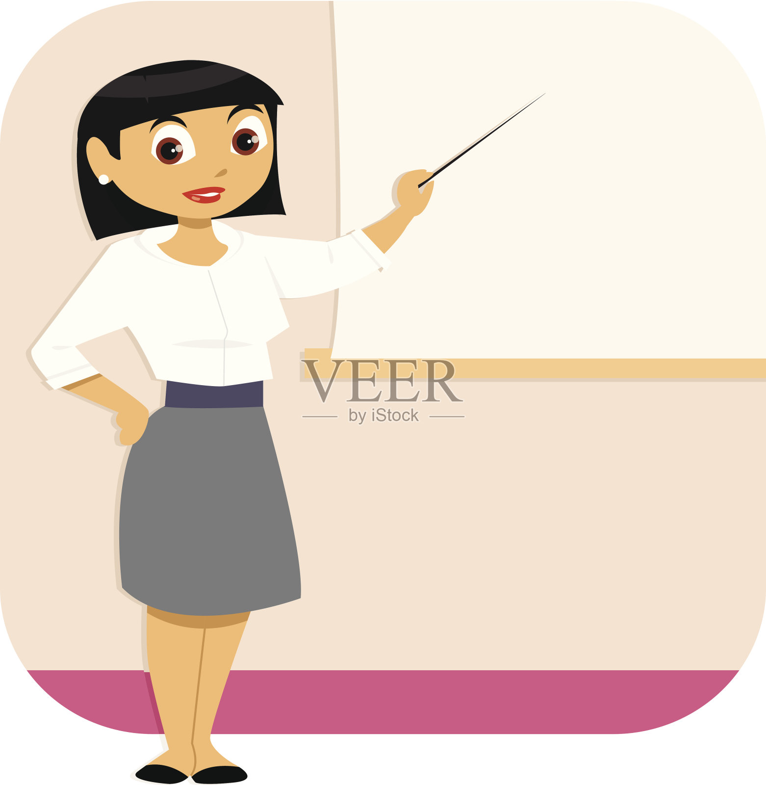 女商人做演讲设计元素图片