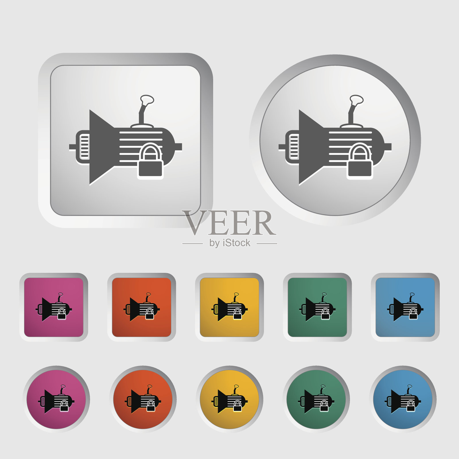 图标齿轮。图标素材