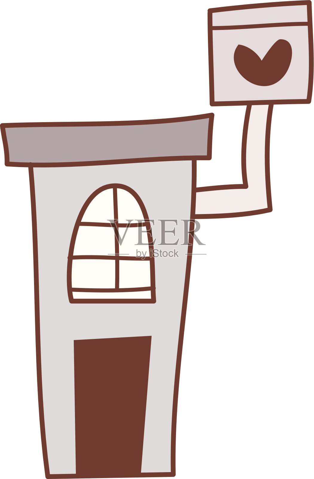 建筑插画图片素材