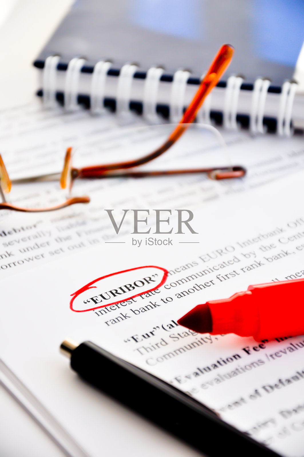 欧元区银行间同业拆借率指数照片摄影图片
