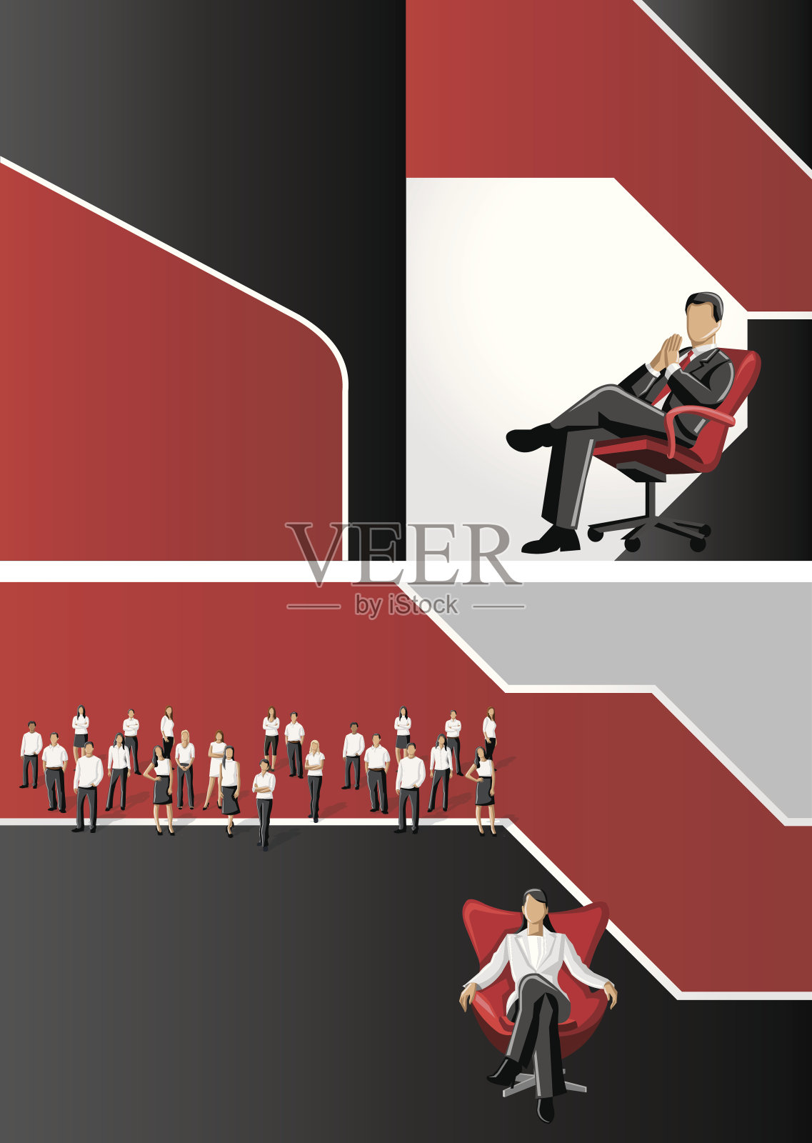 业务人员插画图片素材