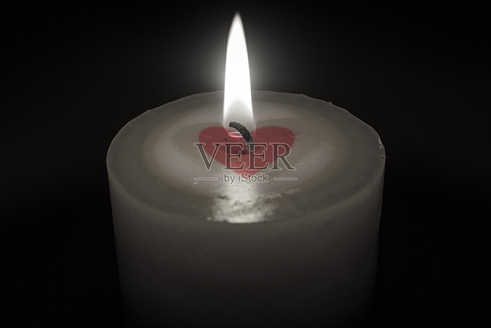 烛光孤od黑照片摄影图片