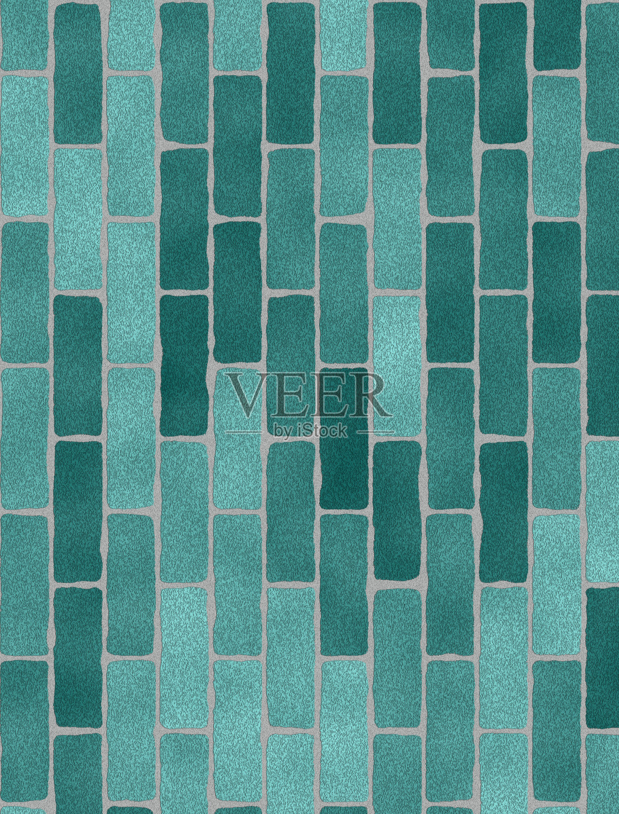 绿色砖墙纹理照片摄影图片