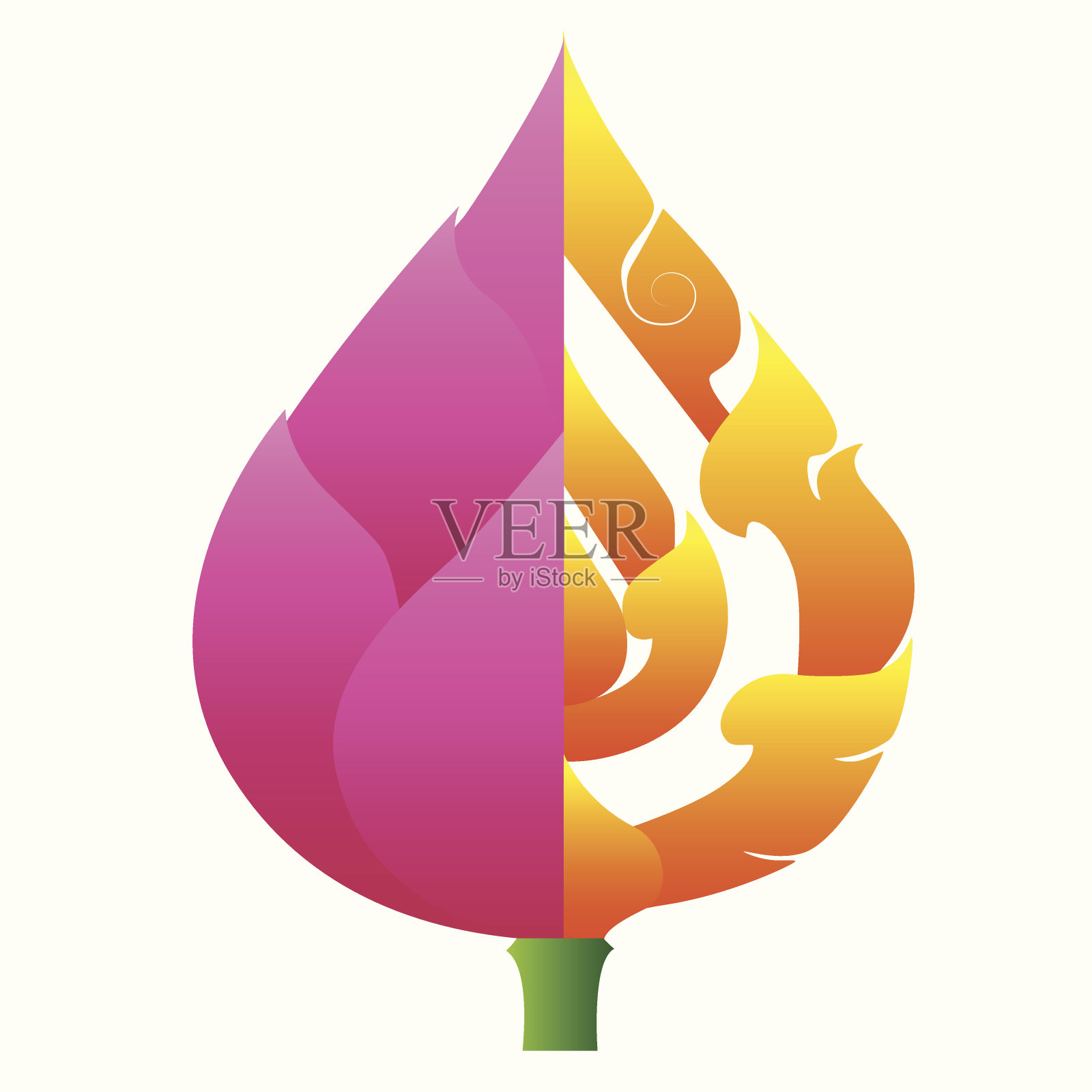 泰国模式。插画图片素材