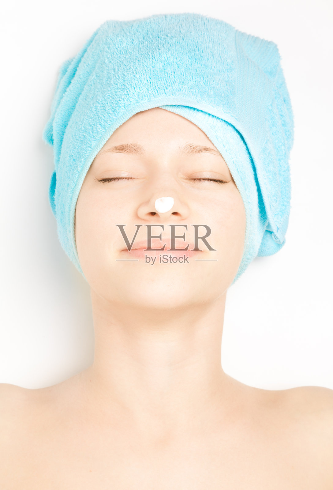 做水疗的女人照片摄影图片