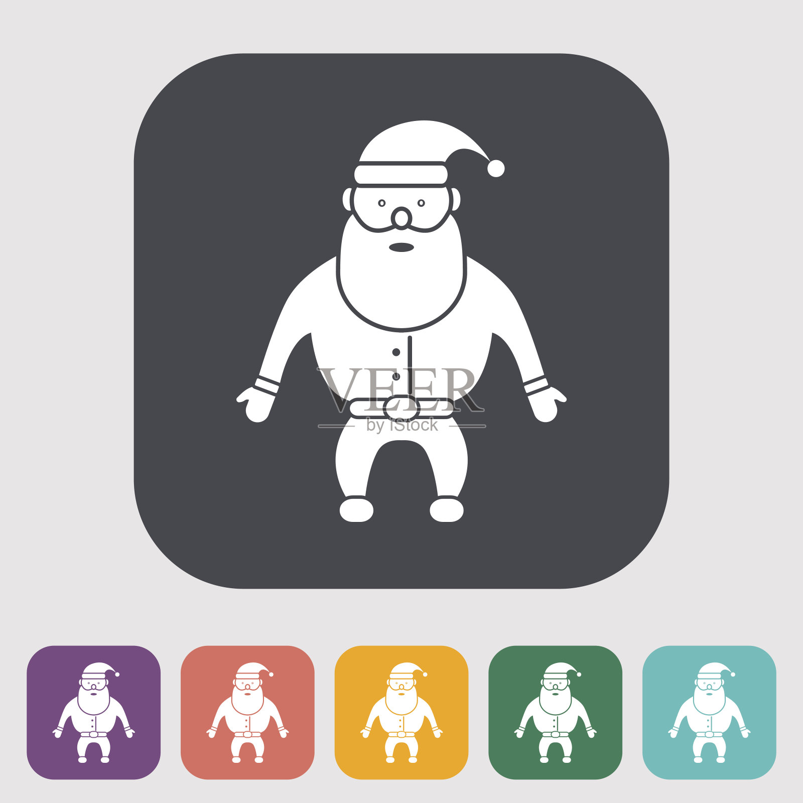 圣诞老人插画图片素材