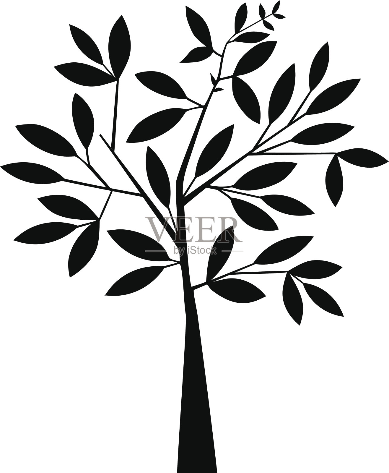 现实的树设计元素图片