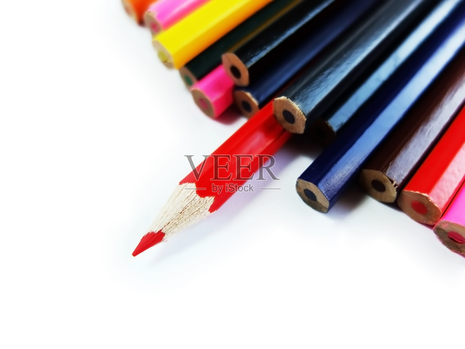 彩色铅笔照片摄影图片